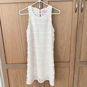 Lilly Pulitzer White Textured Dress New with Tag